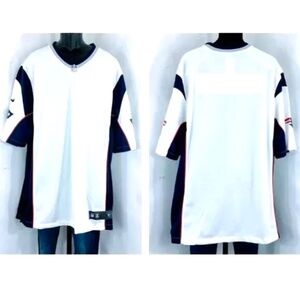 Nike New England Patriots Mens Jersey White Blank On Field Home Jersey Sz XXL